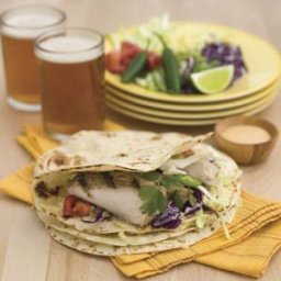 Grilled Fish Tacos with Chipotle Ranch