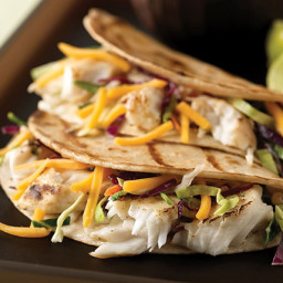 Grilled Fish Tacos with Coleslaw for Two