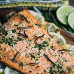 Grilled Garlic and Lime Salmon Fillets Recipe