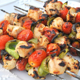 Grilled Ginger-Lime Chicken Kabobs