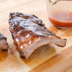 Grilled Glazed Baby Back Ribs