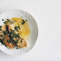 Grilled Halibut with Chimichurri