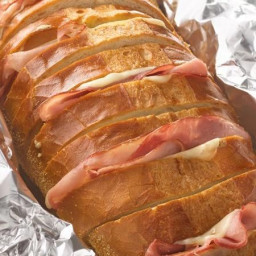 Grilled Ham and Cheese Pull-Apart Sandwich Loaf