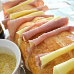 Grilled Ham and Cheese Pull-Apart Sandwiches (Fun Camping Meal Idea)