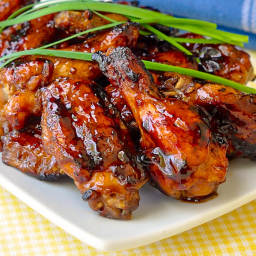 Grilled Honey Barbecue Wings