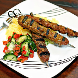 Grilled Lamb and Beef Koobideh Kebabs