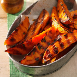Grilled Lime-Balsamic Sweet Potatoes