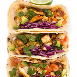 Grilled Lime Chicken Taco