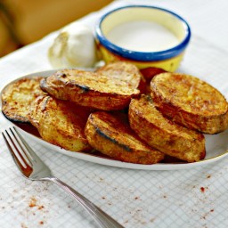 Grilled Marinated Sliced Potatoes