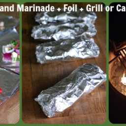 Grilled Meat and Veggie Foil Packets