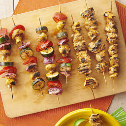 Grilled Mexican Chicken Kabobs