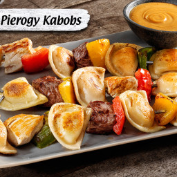 Grilled Mini Pierogy Kabobs