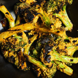 Grilled Mustard Broccoli