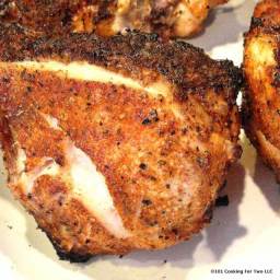 Grilled Paprika-Garlic Split Chicken Breasts
