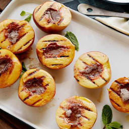 Grilled Peaches with Cinnamon Sugar Butter