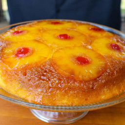 Grilled Pineapple Upside Down Cake Recipe