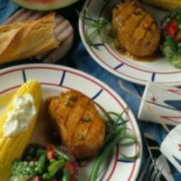 Grilled Pork Chops in Ginger Marinade