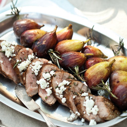 Grilled Pork Tenderloin with Fresh Fig Skewers