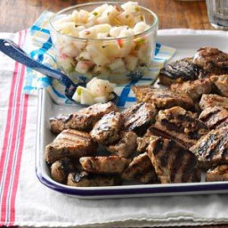 Grilled Pork with Pear Salsa Recipe