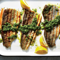 Grilled Rainbow Trout with Chimichurri
