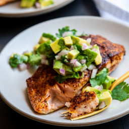 Grilled Salmon with Avocado Salsa: Ready In 20 Minutes!