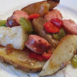 Grilled Sausage and Potato Packets