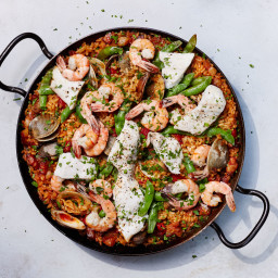 Grilled Seafood Paella