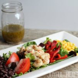 Grilled Shrimp Salad with Honey Lime Vinaigrette
