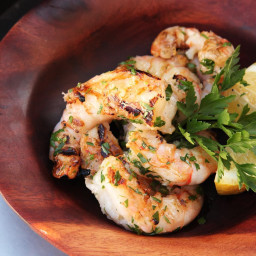 Grilled Shrimp Skewers with Garlic and Lemon Recipe