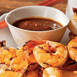 Grilled Shrimp with Asian Barbecue Sauce