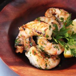 Grilled Shrimp With Garlic and Lemon