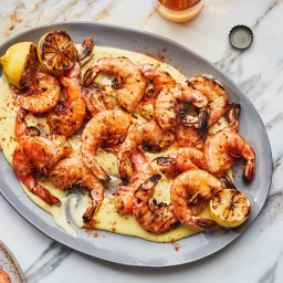 Grilled Shrimp with Old Bay and Aioli