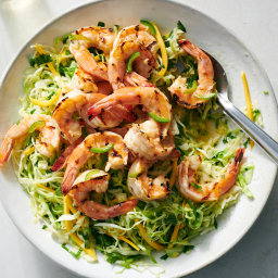 Grilled Shrimp With Spicy Slaw