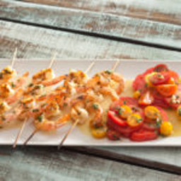 Grilled Shrimp with Tomato Salad