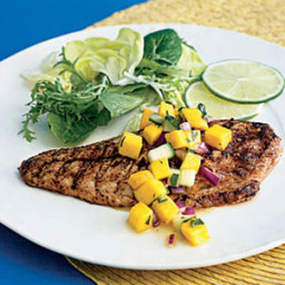 Grilled Snapper with Mango Salsa