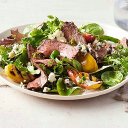 Grilled Steak and Peach Salad