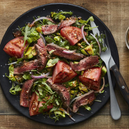 Grilled Steak Salad with Beefsteak Tomato