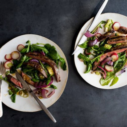 Grilled Steak Salad With Chile and Brown Sugar