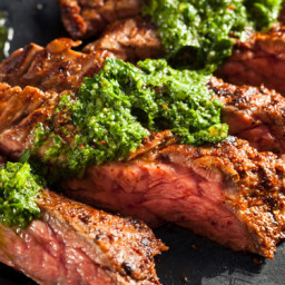 Grilled Steak with Chimichurri Sauce Recipe