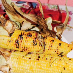 Grilled Sweet Corn with Coconut Glaze Recipe