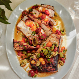 Grilled Swordfish With Tomatoes