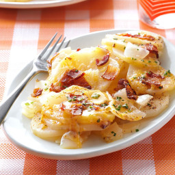 Grilled Three-Cheese Potatoes Recipe