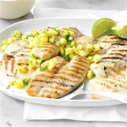 Grilled Tilapia with Pineapple Salsa Recipe