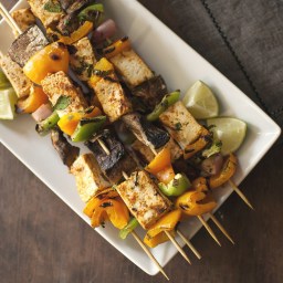 Grilled Tofu Kebabs Recipe with Veggies