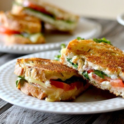 Grilled Tomato and Swiss Cheese Sandwiches