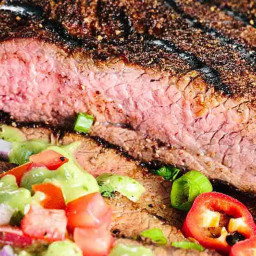 Grilled Tri-Tip with Creamy Avocado Salsa