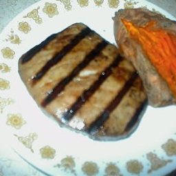 Grilled Tuna Steak Teriyaki