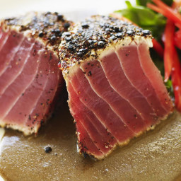 Grilled Tuna Steaks with Asian Sesame Crust Recipe