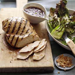 Grilled Turkey and Bok Choy with Chile-Garlic Sauce