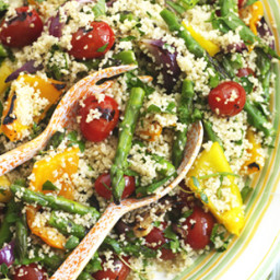 Grilled vegetable couscous recipe